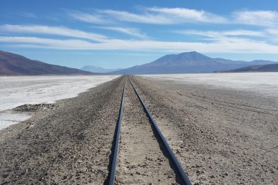 Railroad to nowhere in Bolivia