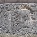 Ball court wall in Chichen Itza