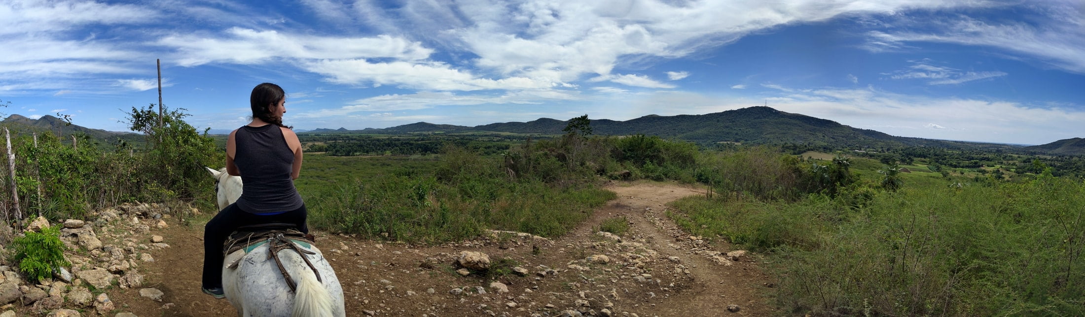 Horseback ride in Trinidad Pano