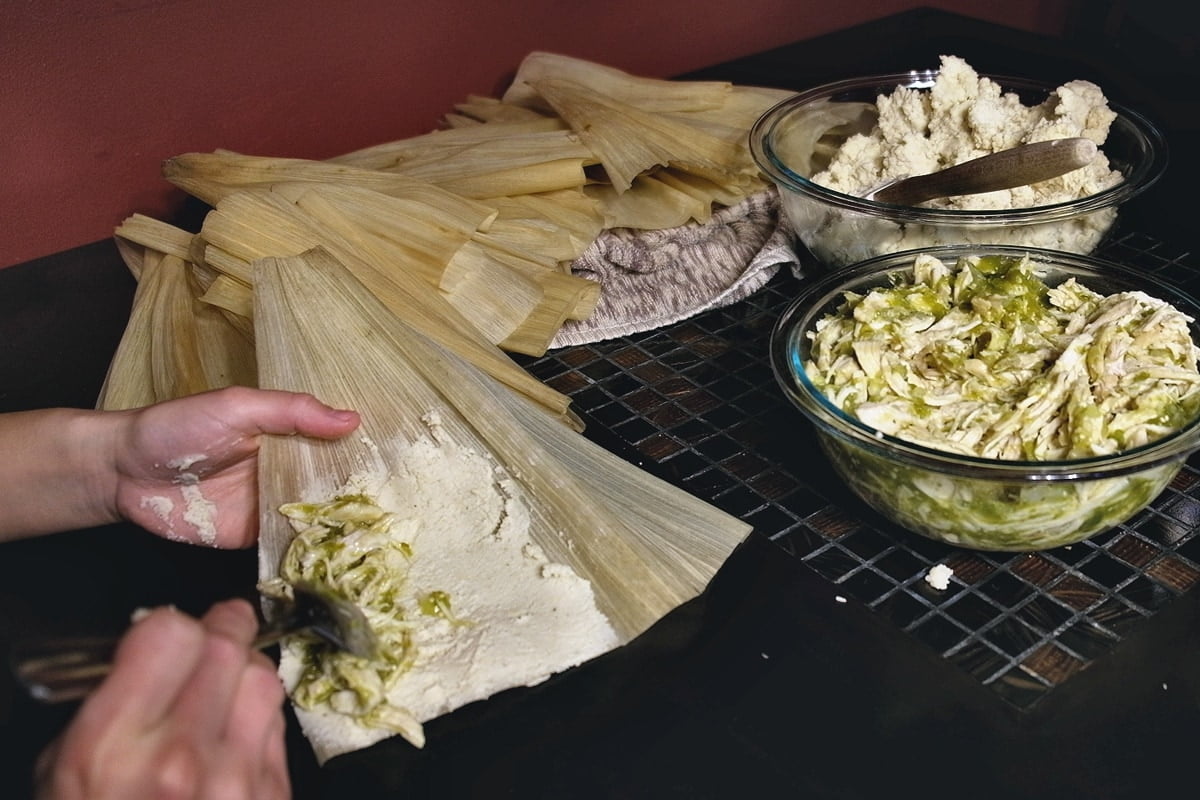 Tamale stuffing ingredients